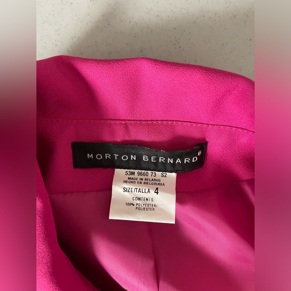 Vintage early 2000s work wear suit combo, sheath dress and jacket.Barbiecore! - Picture 10 of 13